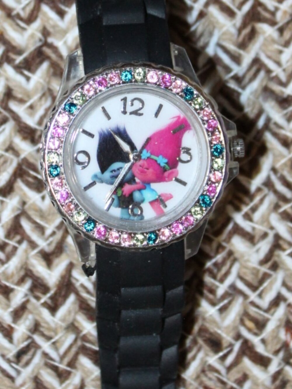 DreamWorks Troll rhinestone women's watch Cute!